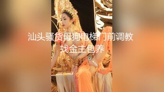 汕头骚货母狗电梯门前调教 找金主包养