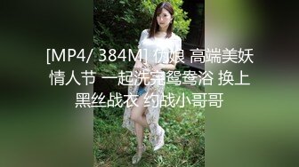 [MP4/ 384M] 伪娘 高端美妖情人节 一起洗完鸳鸯浴 换上黑丝战衣 约战小哥哥