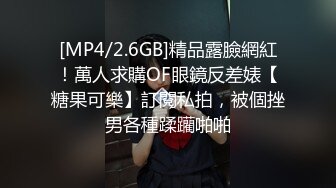 [MP4/2.6GB]精品露臉網紅！萬人求購OF眼鏡反差婊【糖果可樂】訂閱私拍，被個挫男各種蹂躪啪啪