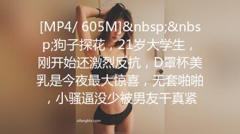 [MP4/ 605M]&nbsp;&nbsp;狗子探花，21岁大学生，刚开始还激烈反抗，D罩杯美乳是今夜最大惊喜，无套啪啪，小骚逼没少被男友干真紧